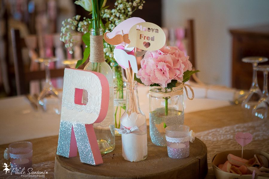 Centre de table mariage Corse