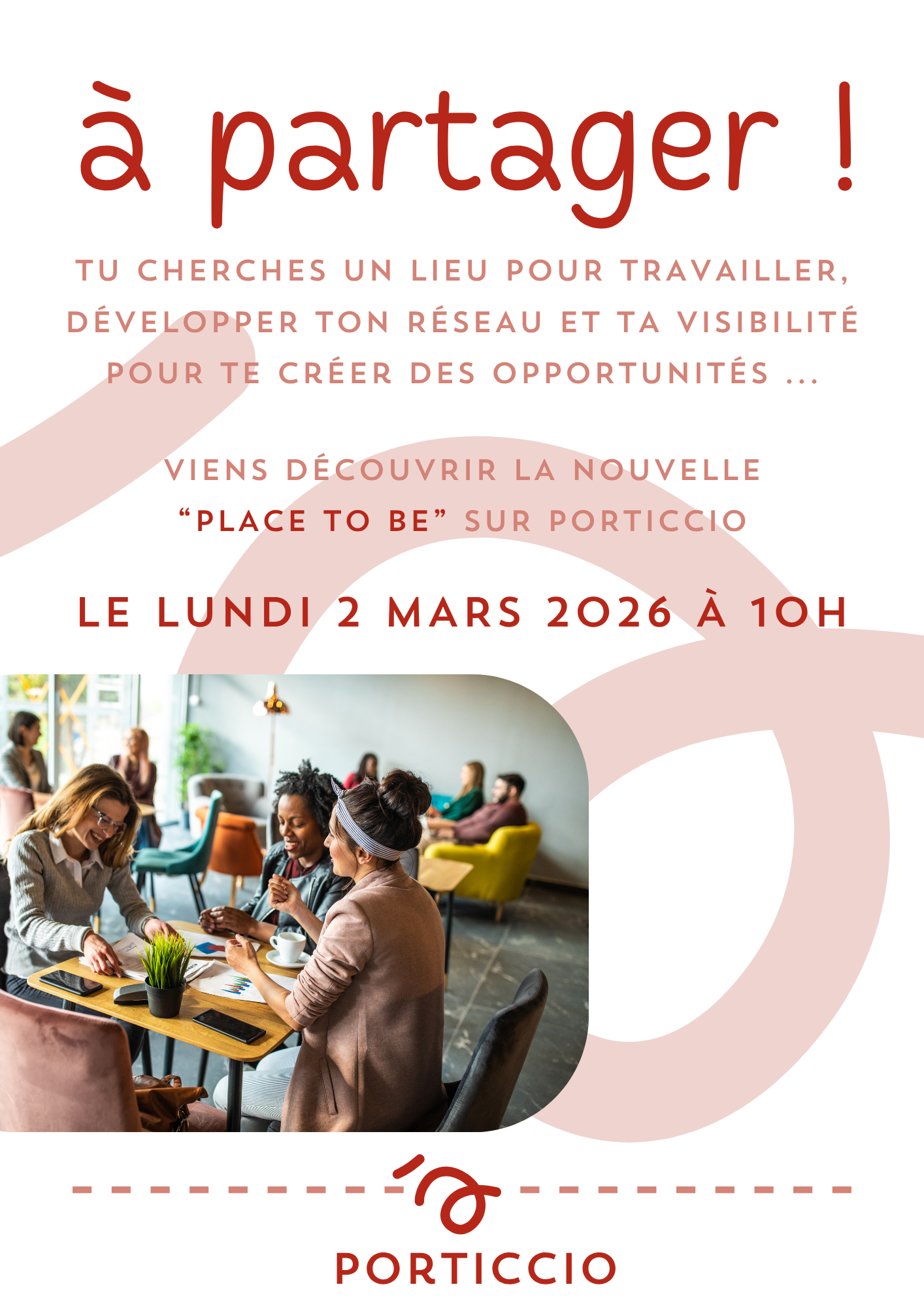 à partager ! Espace de coworking sur Porticcio